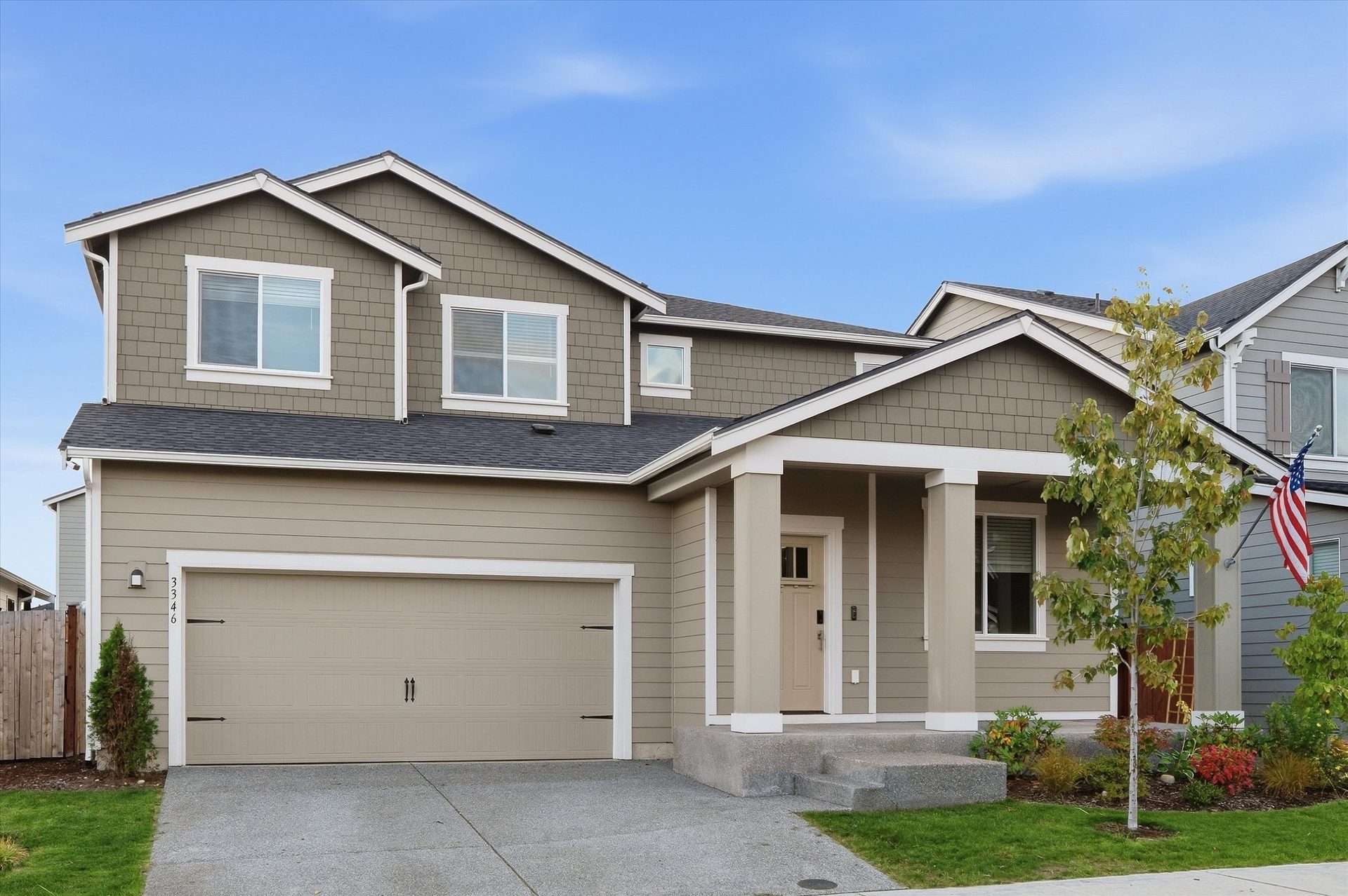 3346 SW Mooring Lane — full front view of the home