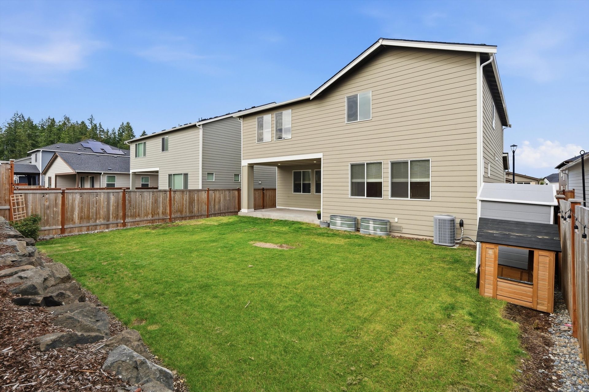 Fully Fenced Backyard